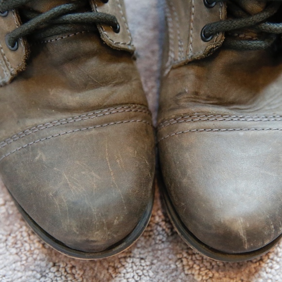 Steve Madden Flannel-Lined Combat Boots - Picture 5 of 8